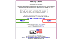 Desktop Screenshot of fantasylatino.com
