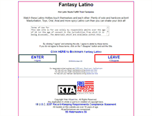 Tablet Screenshot of fantasylatino.com
